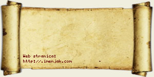 Danica Zakić vizit kartica